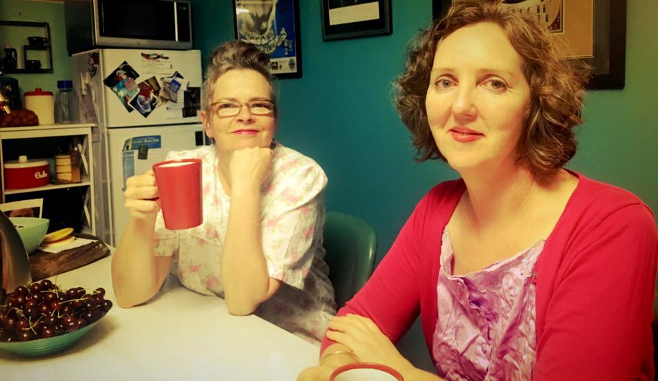 erin and lynden in pjs
